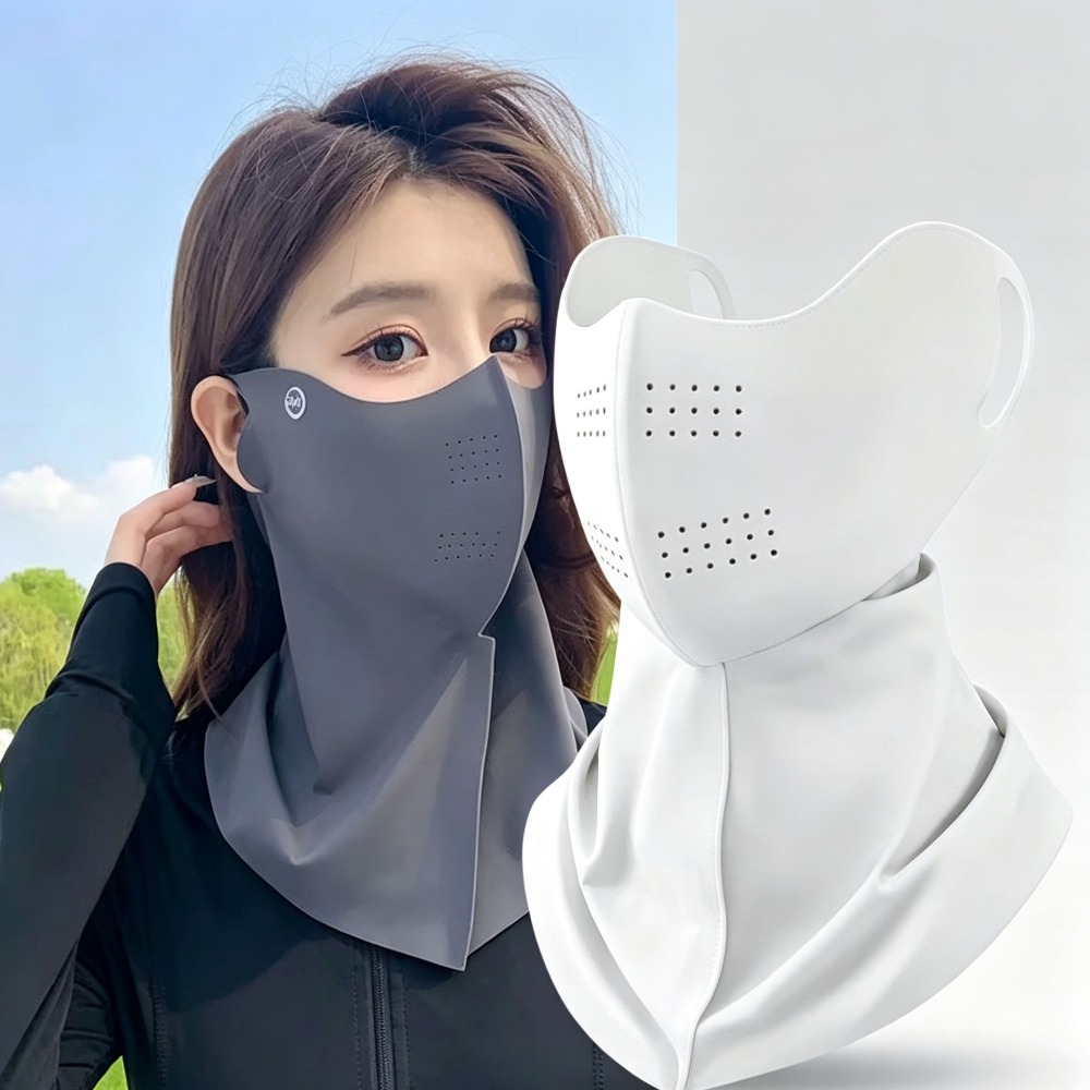 UPF50+ Ice Silk Full Face Suns - đánh giá và giá Fishing Mask Sun Protection