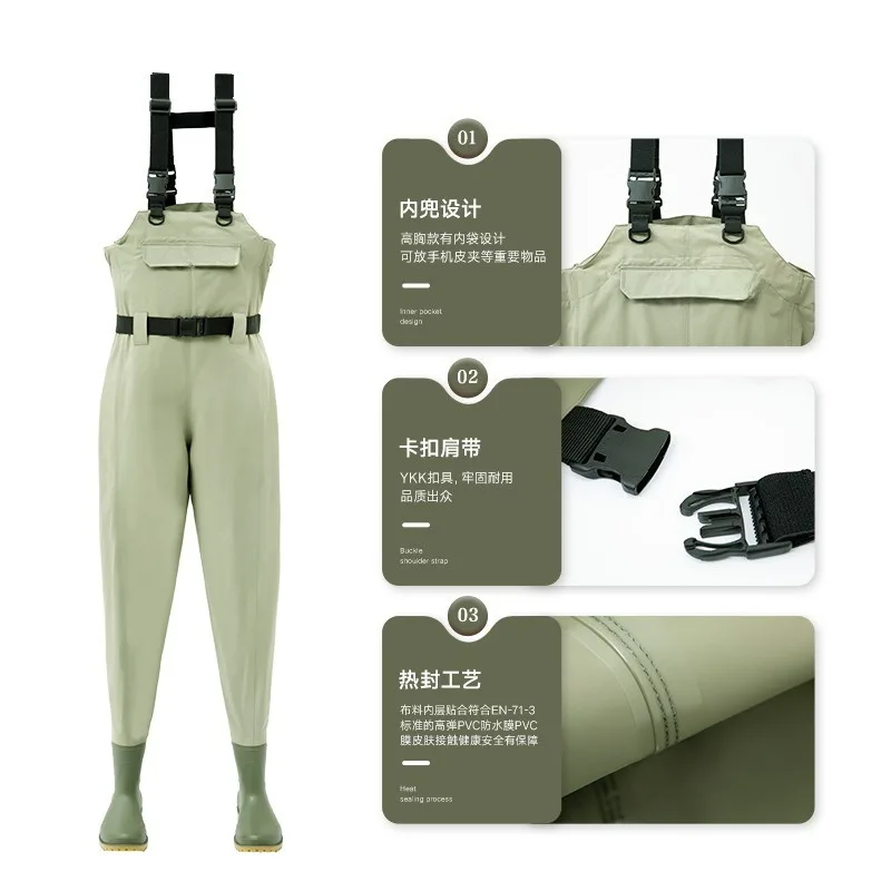 Wear-resistant waterproof sewe - đánh giá và giá Fishing Rain Suit