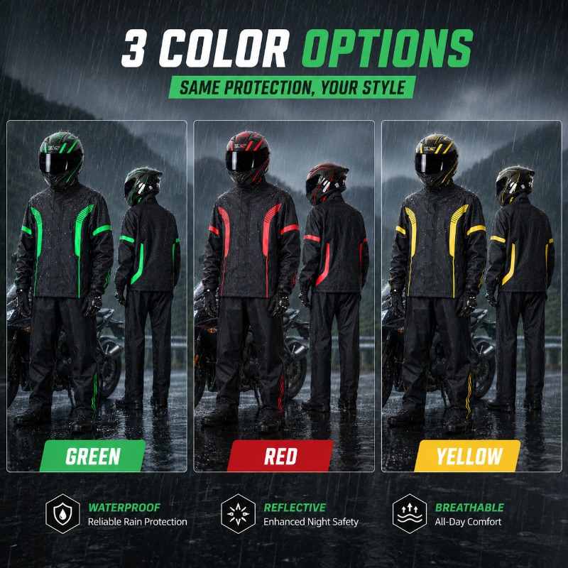 Motorcycle Rain Suit Waterproo - đánh giá và giá Fishing Rain Suit